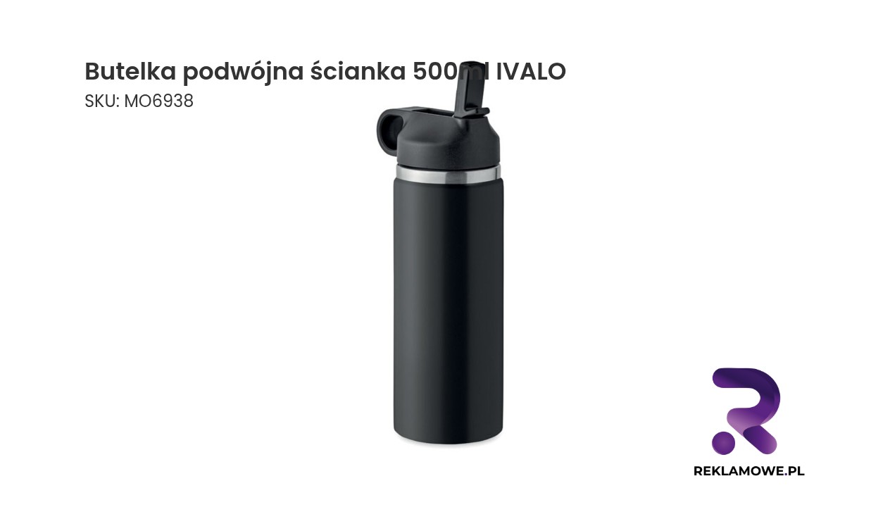 Butelka podwójna ścianka 500ml IVALO Butelka o podwójnej ściance 500ml marki IVALO