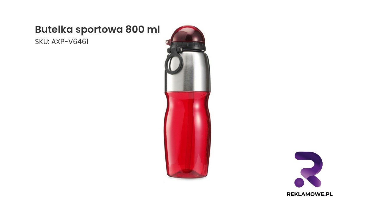 Butelka sportowa 800 ml Butelka sportowa o pojemności 800 ml