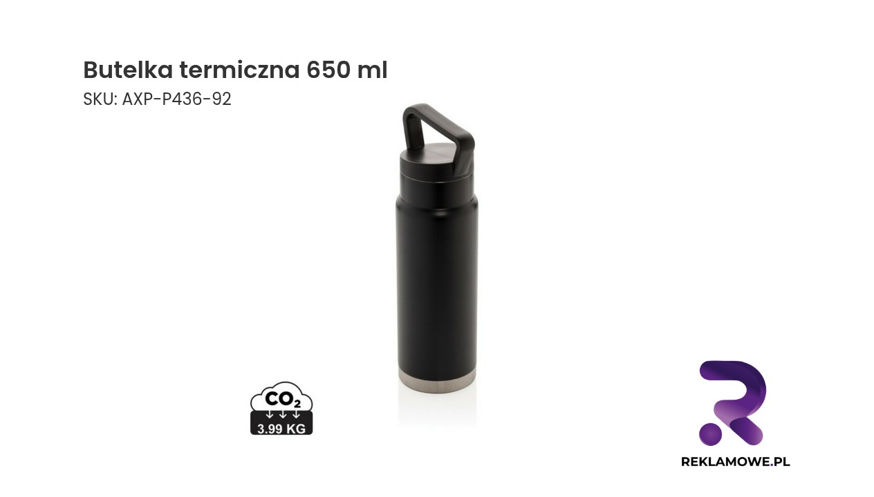 Butelka termiczna 650 ml Butelka termiczna o pojemności 650 ml
