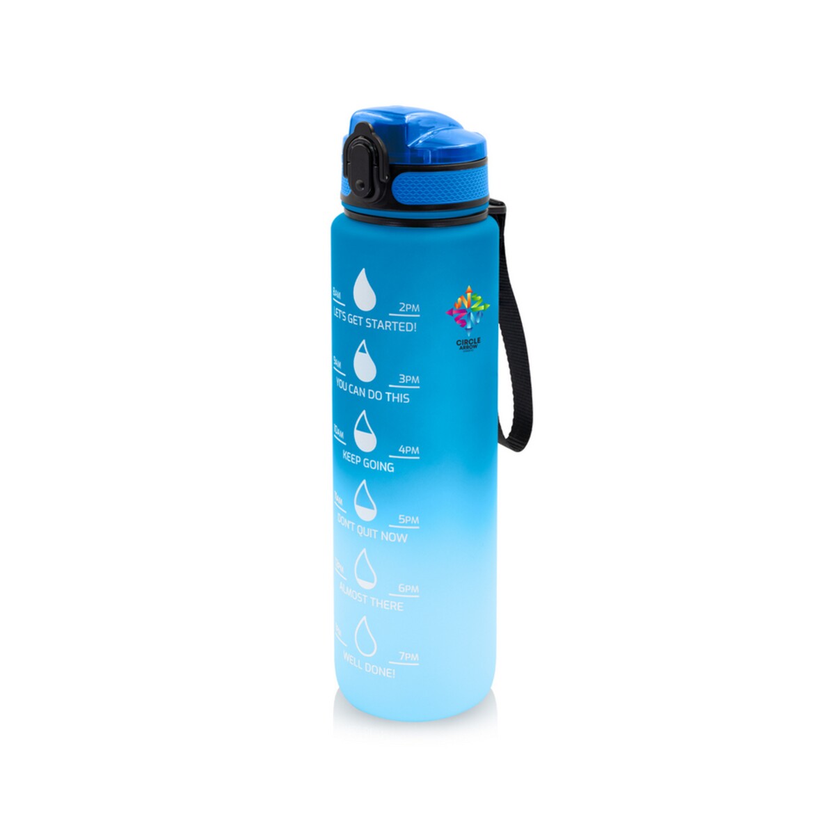 Butelka sportowa 1000 ml Air Gifts z miarką motywacyjną | Kayleigh V2144-04_ILG01
