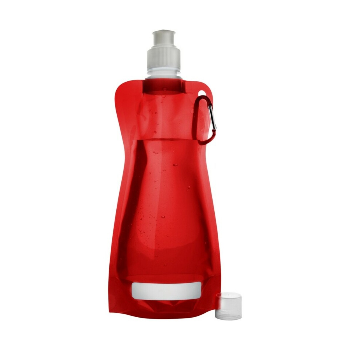 Składany bidon 420 ml z karabińczykiem V6503-02_AAA01