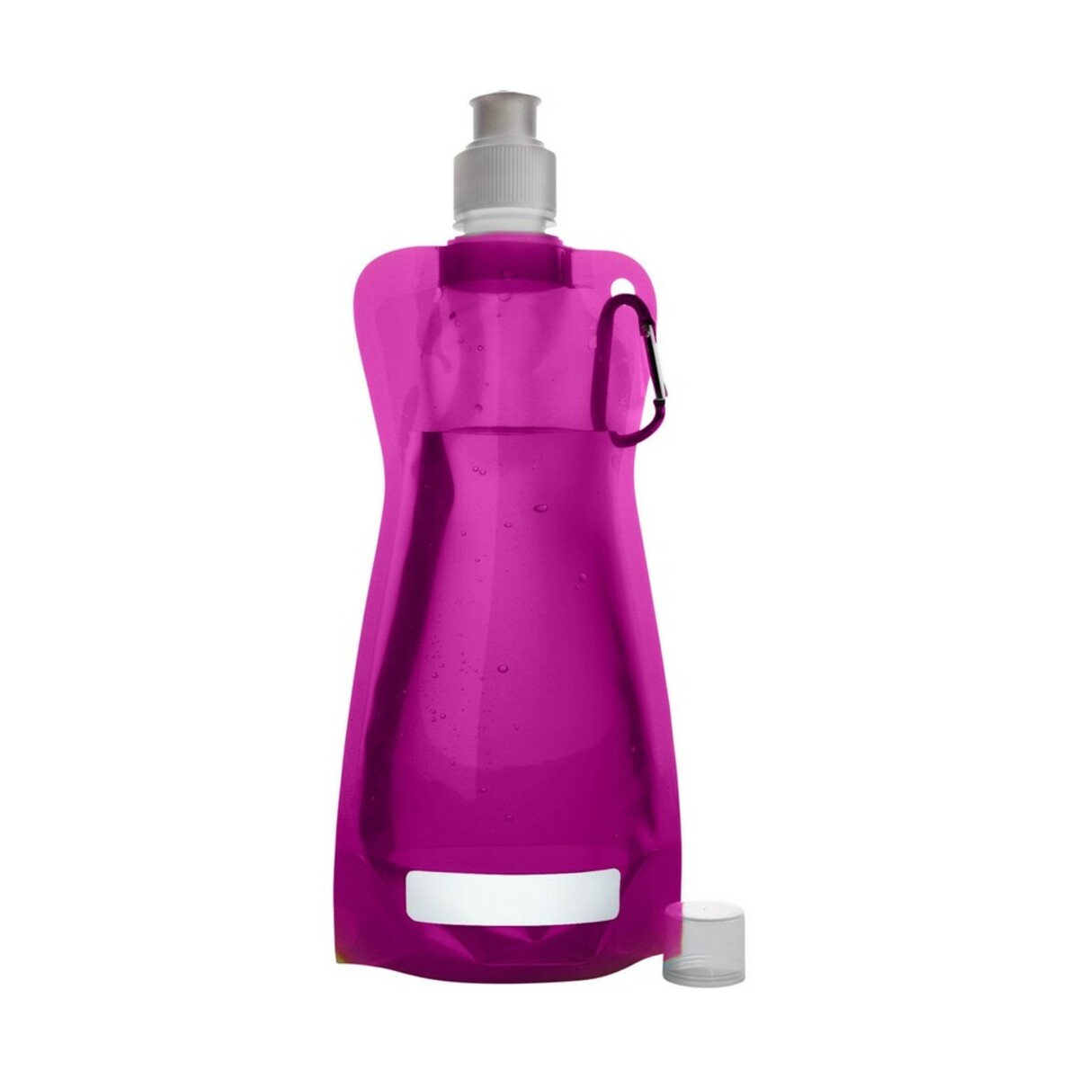 Składany bidon 420 ml z karabińczykiem V6503-02_AAA01