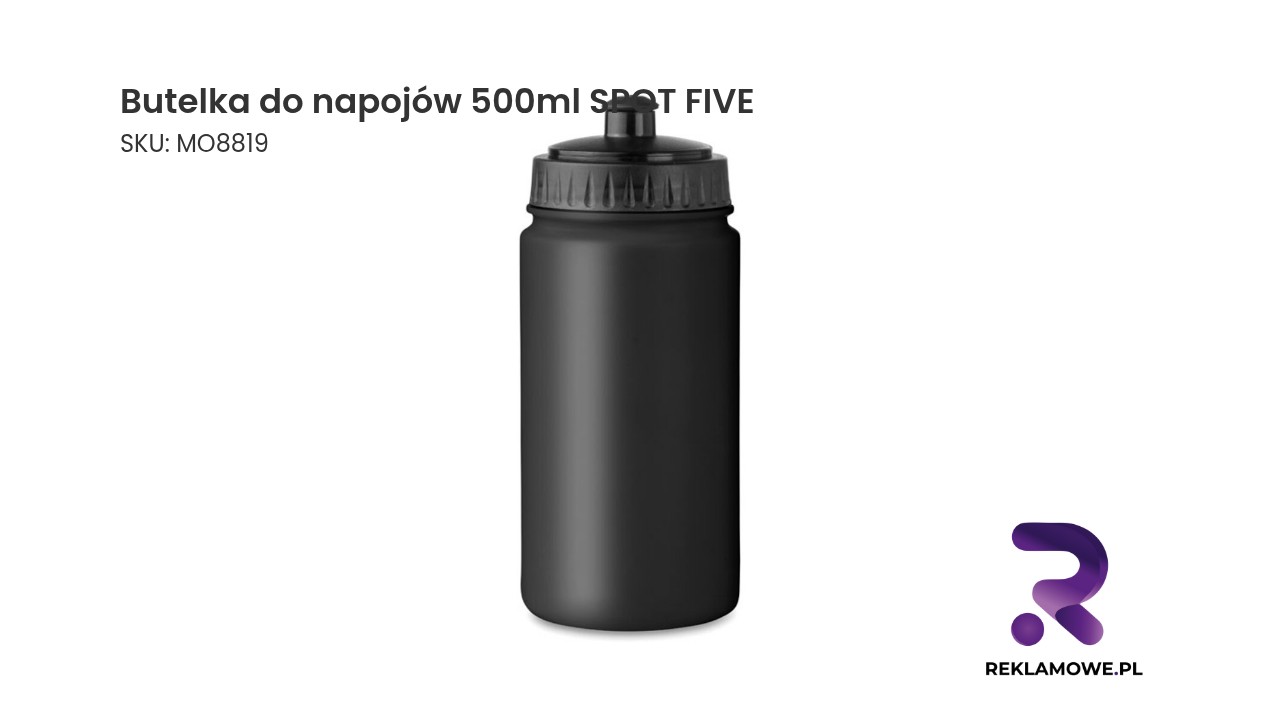 Butelka do napojów 500 ml SPOT FIVE – praktyczna butelka na wodę i napoje