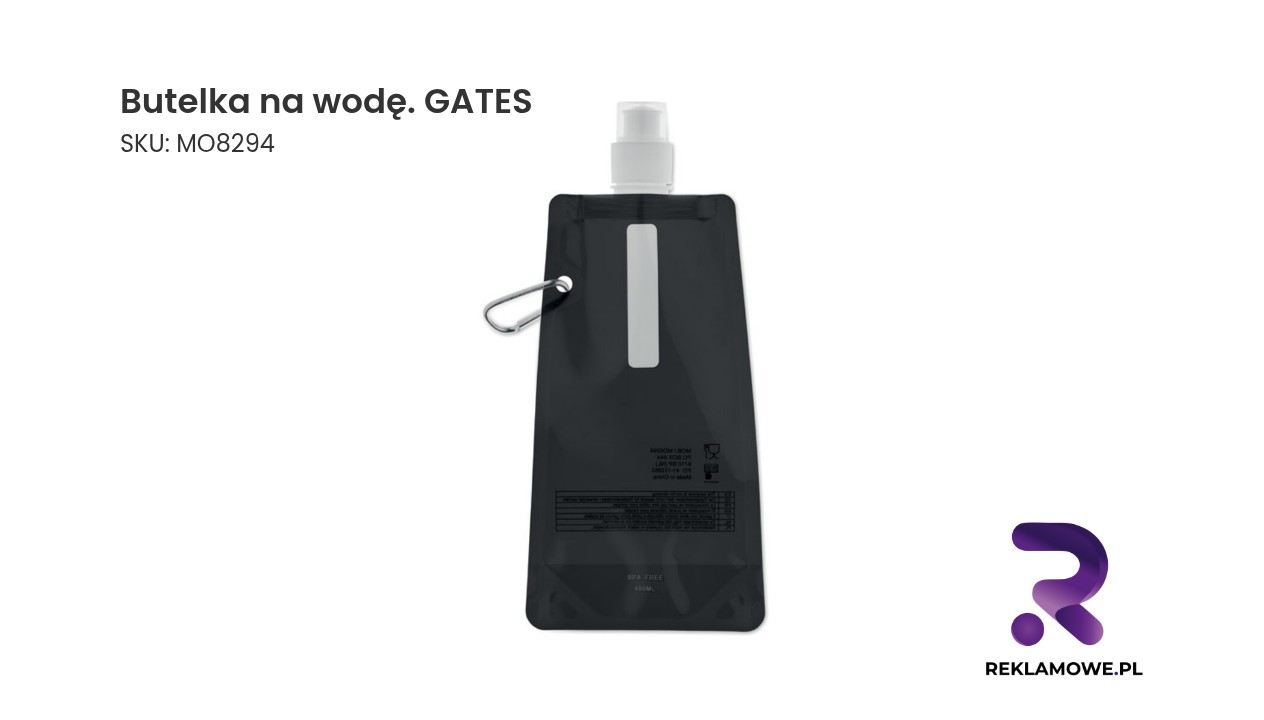 Butelka na wodę GATES – praktyczna butelka na napoje