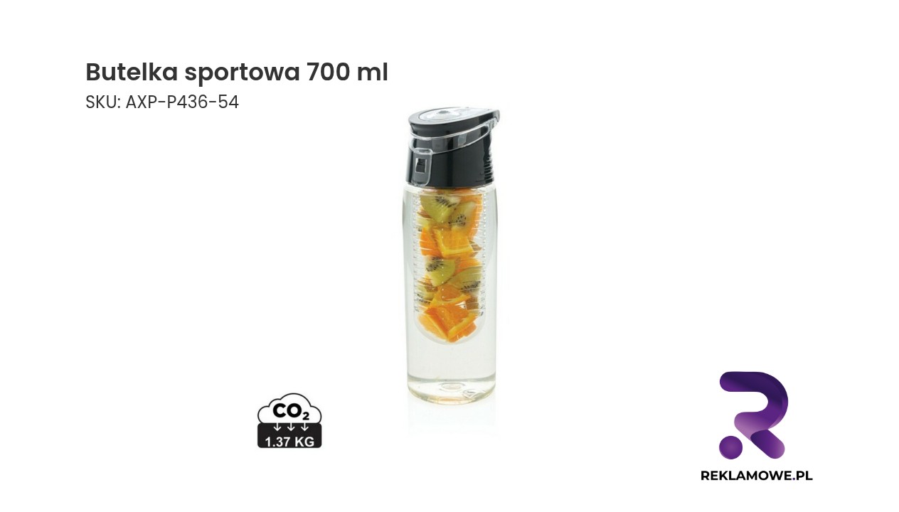 Butelka sportowa 700 ml Butelka sportowa na 700 ml wodny