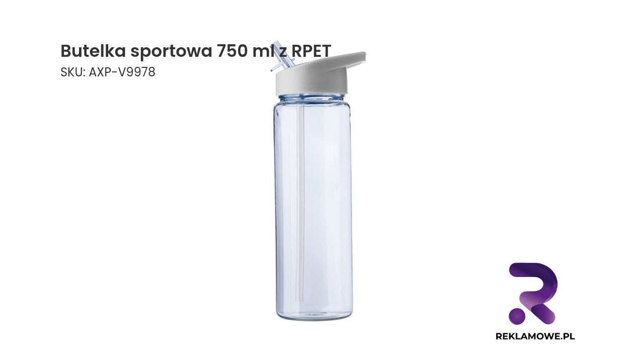 Butelka sportowa 750 ml z RPET – ekologiczna butelka na wodę