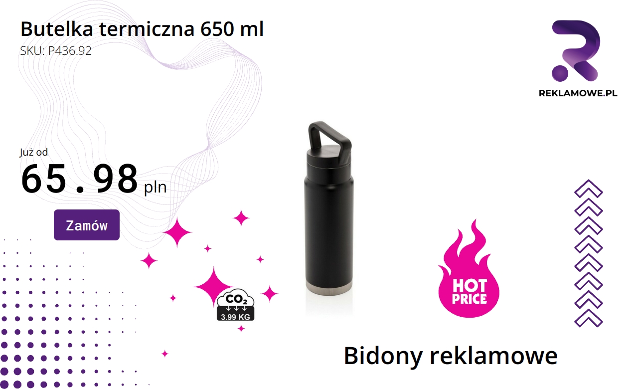 Butelka termiczna o pojemności 650 ml