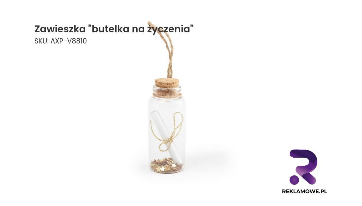 Zawieszka w kształcie butelki